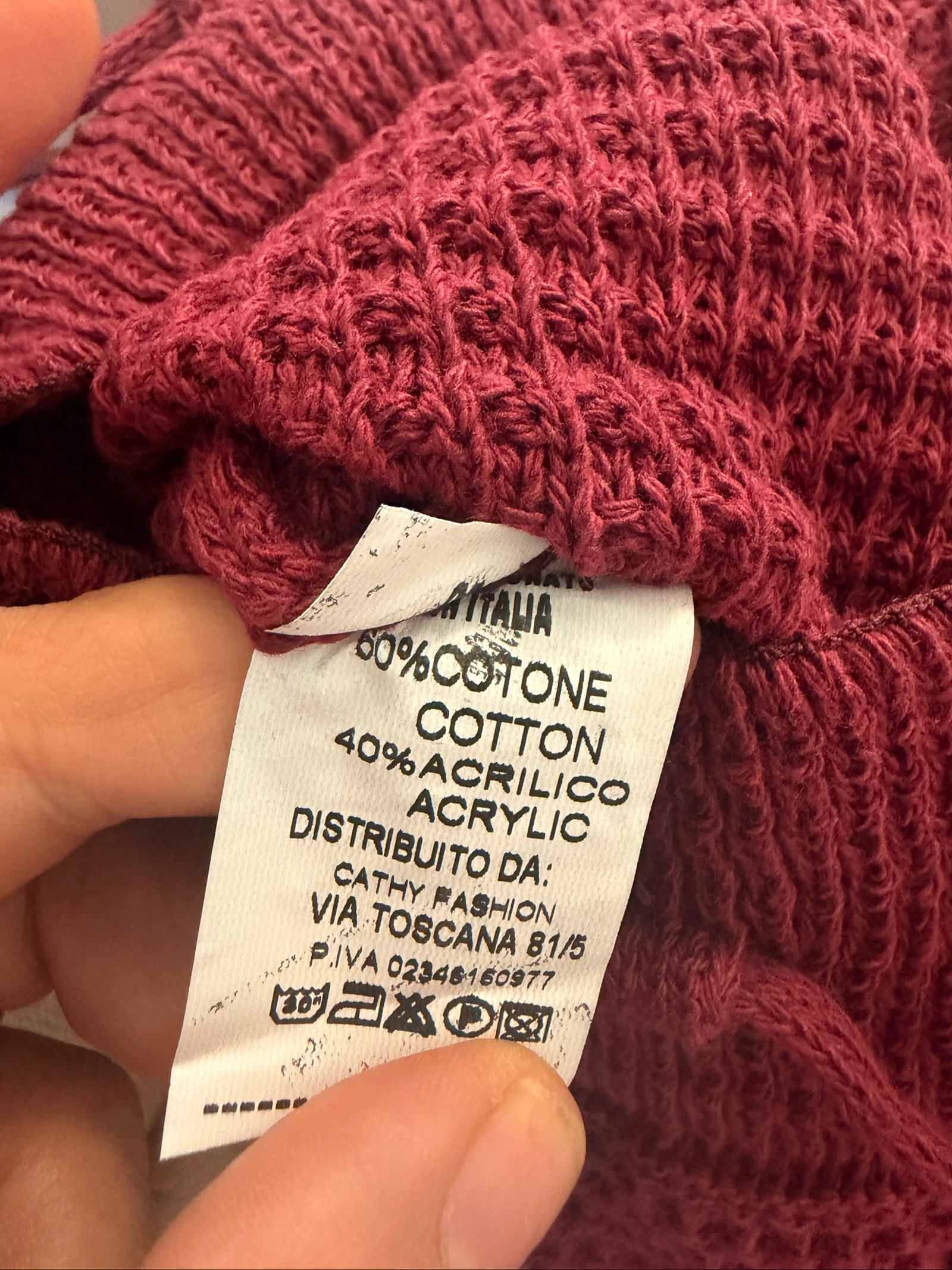 Bordeaux Cotton Crochet Set – photo 5